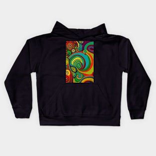 All The Groovy Colors 1110 Kids Hoodie